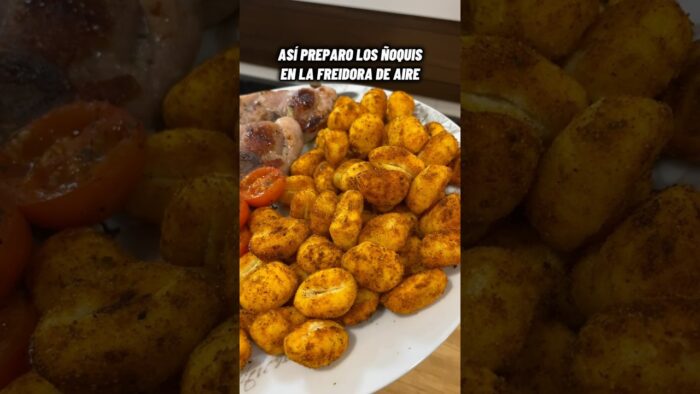 Ñoquis en AirFryer 🥔 Así quedan crujientes y perfectos 🤤