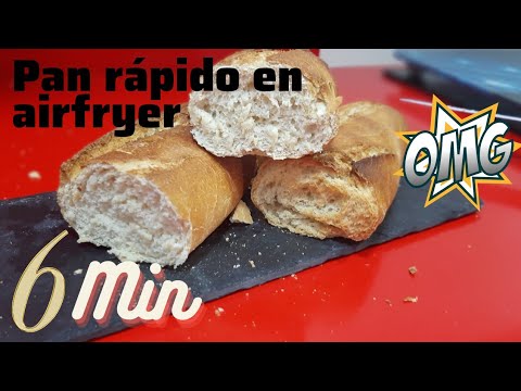 PAN RAPIDO EN FREIDORA DE AIRE.