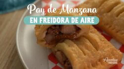 Pay de manzana en freidora de aire