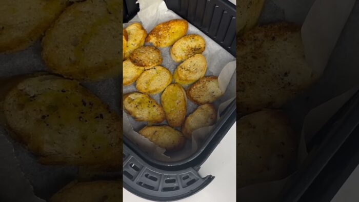 Receta de Bruschettas en freidora de aire 🥖🍤 #airfryerrecipes #freidoradeaire