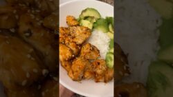 Receta fácil Salmón al teriyaki en freidora de aire 💔