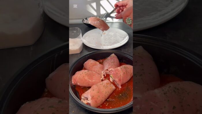 Rollitos de pollo #parati #recetas #cosina #food #pollo#airfryer #queso