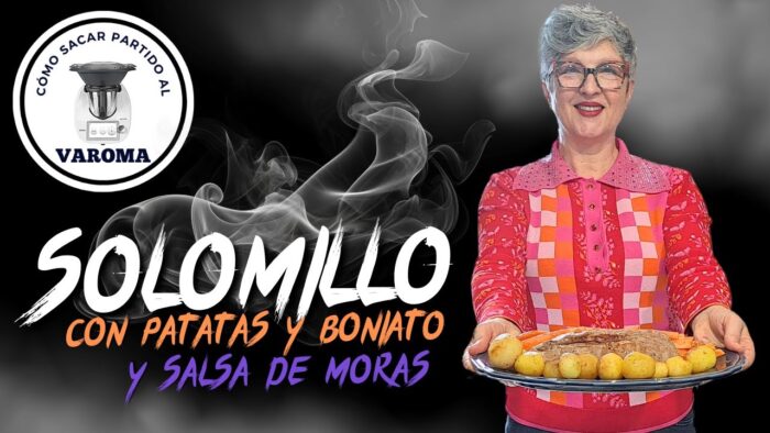 🔴 SOLOMILLO CON TUBÉRCULOS Y SALSA DE MORAS 🔴 CÓMO SACAR PARTIDO AL VAROMA® 💚 con Thermomix® 🔝 #tm6