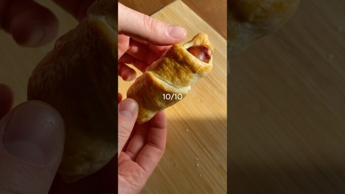 Salchichas en masa en la freidora de air ✨ Merienda en la freidora de aire en 15 minutos 🙌
