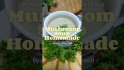 TM6: Resepi Mudah Creamy Mushroom Soup Thermomix