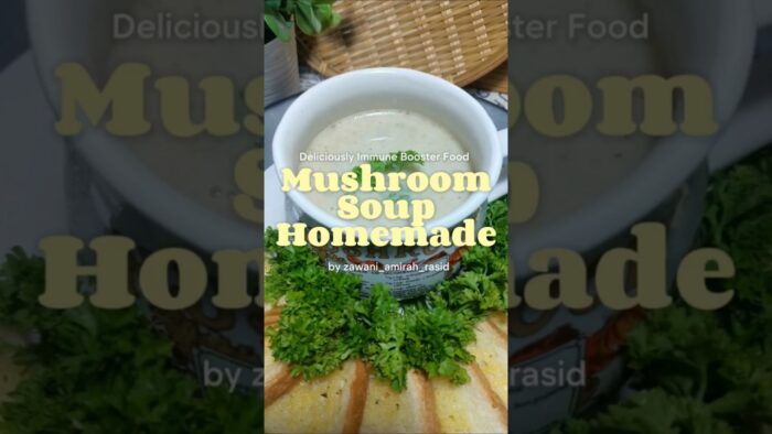 TM6: Resepi Mudah Creamy Mushroom Soup Thermomix