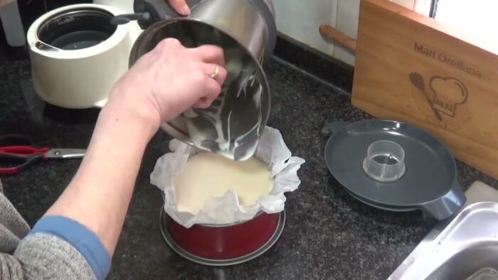 Tarta de queso 🧀 La más cremosa en freidora de aire 💯