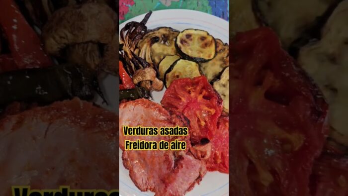 Verduras asadas en la freidora de aire