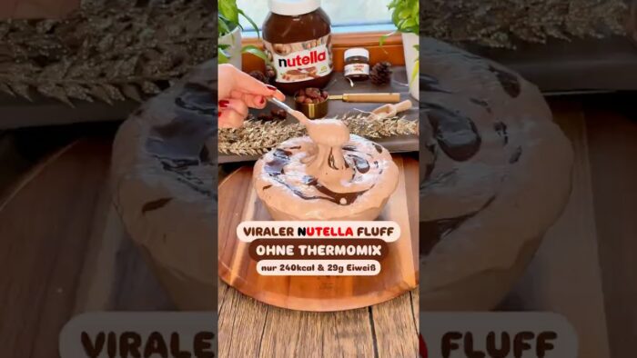 Viraler Nutella Fluff OHNE THERMOMIX! 🌰😍