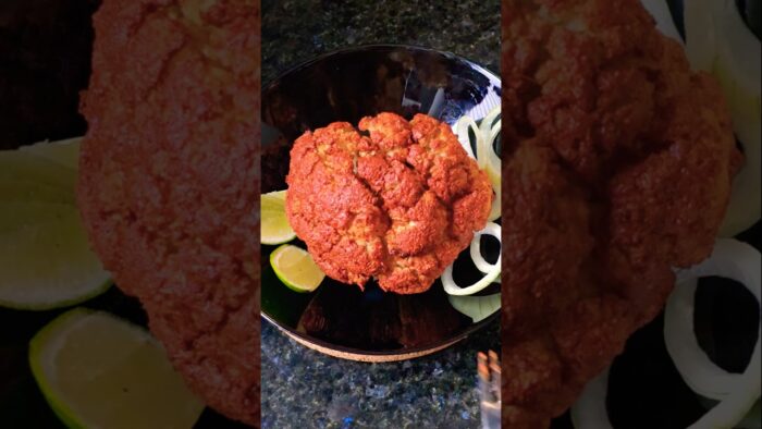 Whole Cauliflower Tandoori Healthy Air Fryer Recipe #Shorts