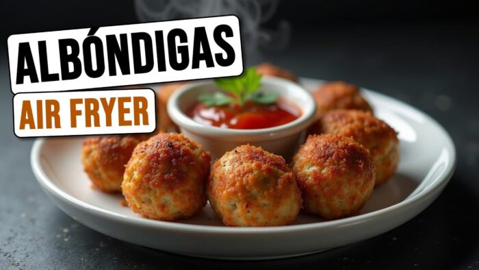 la MEJOR Receta de Albondigas en Air Fryer (Método Rápido) | Como Hacer Albondigas en Air Fryer