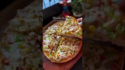 pizza in air fryer recipe #shortsviral #indianfood #shorts #shortsviral #pizzalover #pizzarecipe 😋😋