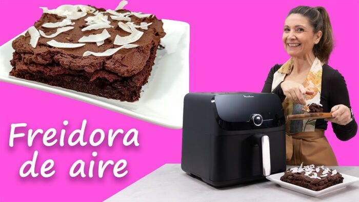 ¡Deliciosos Brownies de Boniato SIN AZÚCAR y Nutella Casera en Air Fryer!