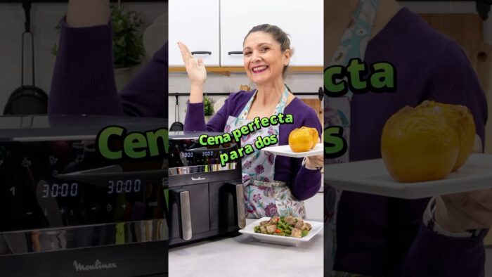 ¡Descubre el menú perfecto para 2 en freidora de aire! 🍽️✨
