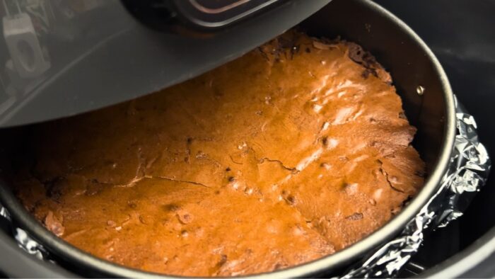 ¡Los mejores brownies en freidora de aire en solo 20 minutos!