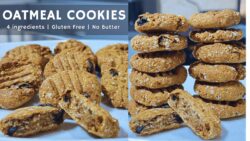 4 Ingredients Healthy Oatmeal Cookies | No Flour, No Butter | Air Fryer Recipe | Weight Loss Snack!