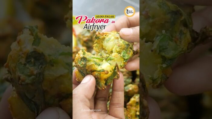 Aalo Palak Pakora in Air Fryer – Iftar Special Recipe by Food Fusion