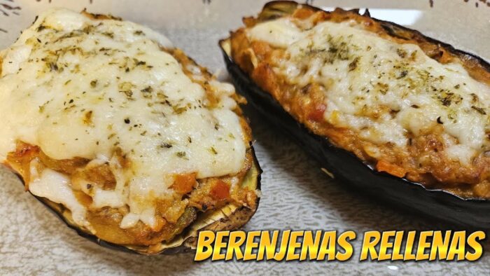▶️BERENJENAS RELLENAS✅️una receta en la freidora de aire para chuparte los dedos🤤