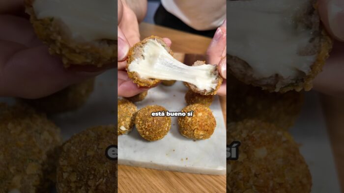 CENA EN AIRFRYER 💨#Cheese #Balls #Airfryer #Cenas #cenastop #healthy