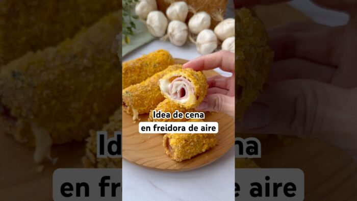 CENA en #airfryer a 195 °C – 8 minutos #freidoradeaire #recetasfaciles #recetasrapidas #recetas