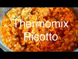 Chicken and vegetable risotto in the thermomix
