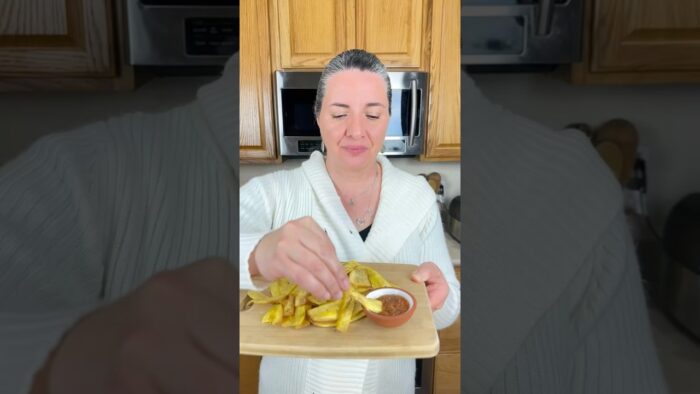 Chips de Plátano Verde en Air Fryer 🔥 Crujientes, Saludables y Fáciles