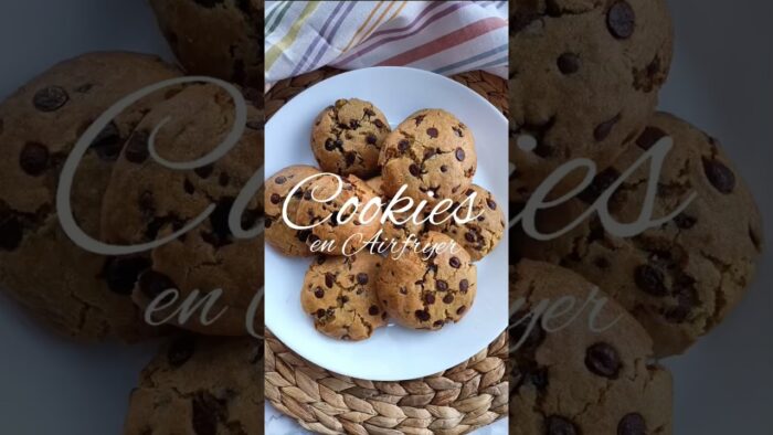 Cookies 🍪 en Airfryer ✨ #airfryer #freidoradeaire #cookies #galletas #recetasairfryer #chocolate