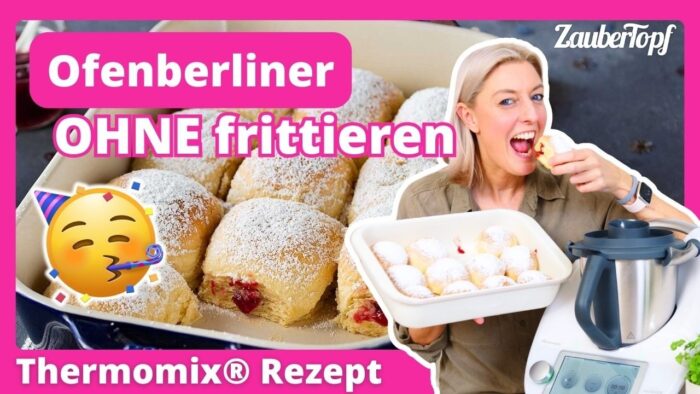 🍩 Die fluffigsten Ofenberliner OHNE frittieren 😍 | Thermomix® Rezept