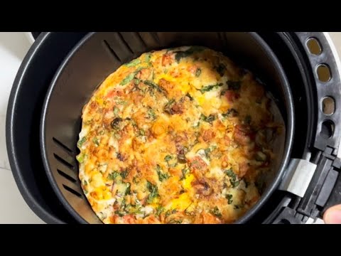 Egg Omelette Recipe in Air Fryer | Easy Egg Omelette | Air Fryer Recipes