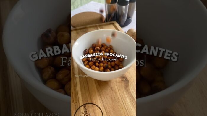 En vez de paquetes, unos garbanzos crocantes 🤤 #alimentacionsaludable #bajadepesorapido #receta