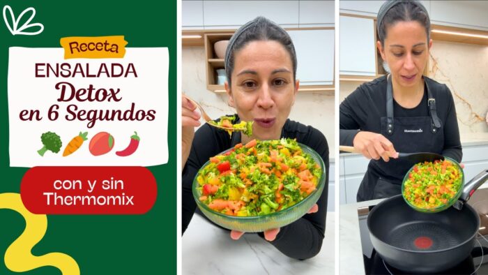 🥗 Ensalada Detox Super Rapida y Facil 🥦🥕🥭🌶️