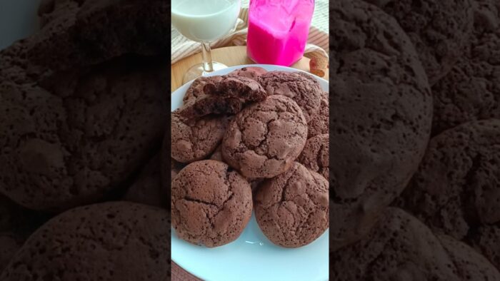 Galletas Brownie #singluten en #airfryer #freidoradeaire #cookies #brownie #fyp #viralvideo #recetas