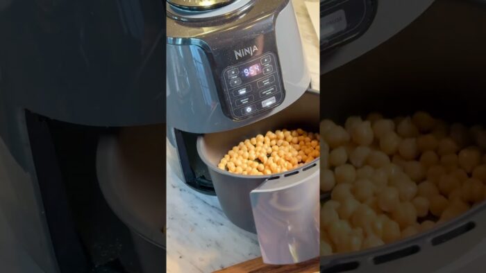 Garbanzos picantes en freidora de aire del tío Scott
