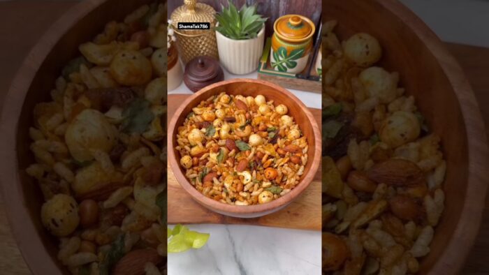 Healthy Trail Mix | Air Fryer Namkeen😍#viralshort#recipe#namkeen#shorts#youtubeshorts#trending#like