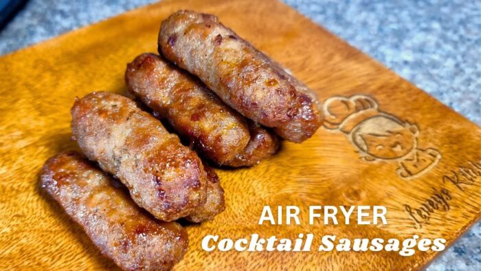 Homemade Cocktail Sausages in the Air fryer / Easy and Delicious Recipe / Leney Kitchen