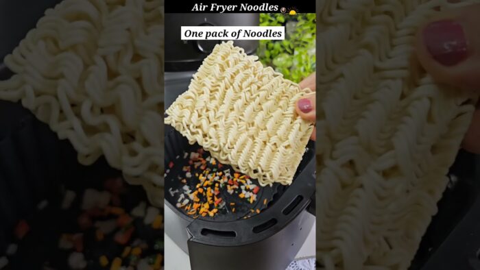 I Tried Air Fryer Noodles Recipe #viral #trending