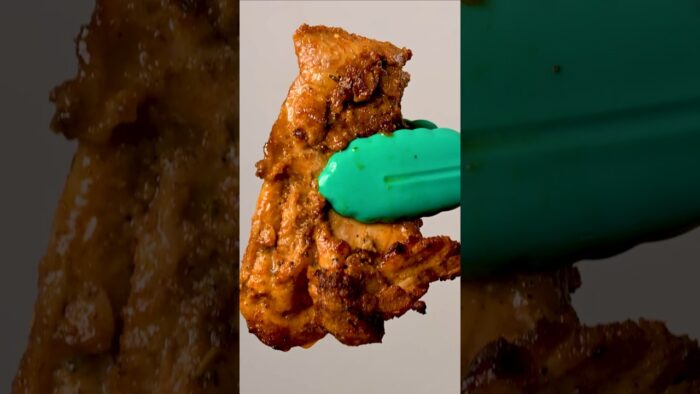 Insanely EASY Air Fryer Lemon Pepper Chicken Thighs Recipe #AirFryerRecipes #HealthyChicken