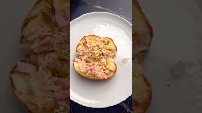Jack Potatoes – The Perfect Stuffed Baked Potato Recipe! #shorts #potato #food