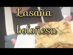 Lasaña boloñesa en Thermomix