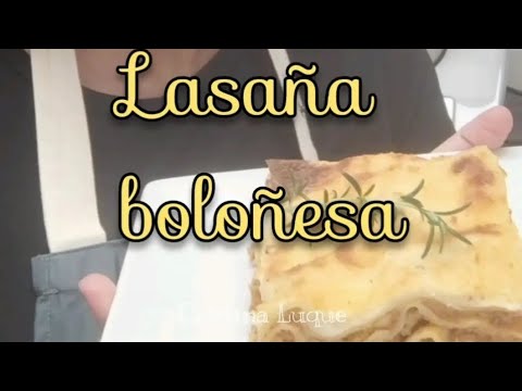 Lasaña boloñesa en Thermomix