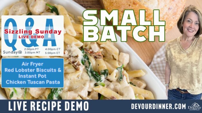 Let’s Cook Together! LIVE Recipe Demo Air Fryer and Instant Pot