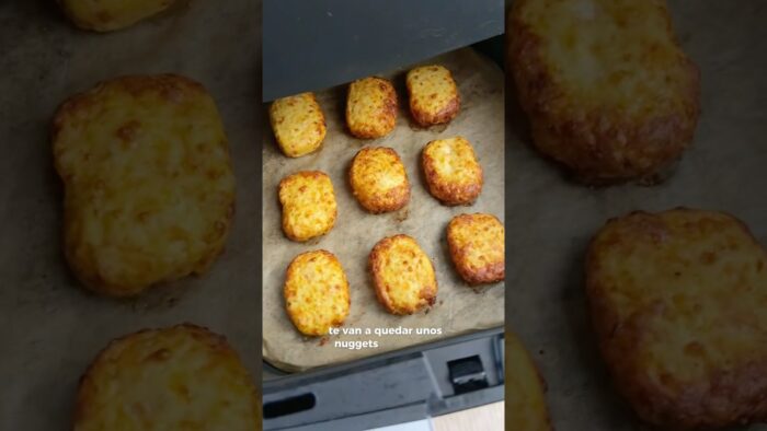 Nuggets saludables✨ #recetas #nuggets #recetasfacilesyrapidas #recetassaludables #viral #airfryer