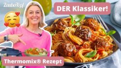 🍝🍅 Perfekte Spaghetti mit Hackfleischbällchen: super einfach & SAFTIG 😋 | Thermomix® Rezept