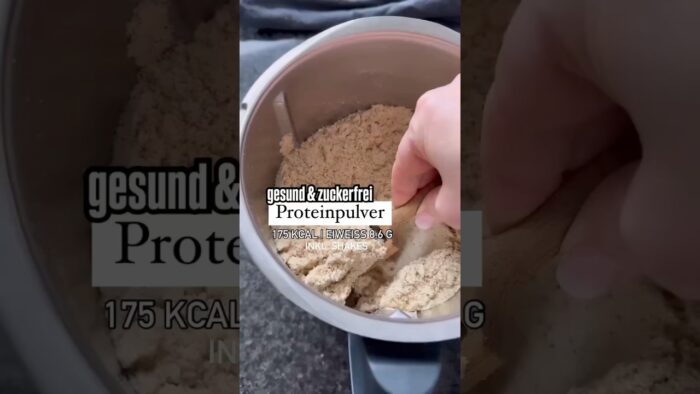 Proteinpulver selbst herstellen & ohne Zusätze und Zucker ! #thermomix #rezept #tippsundtricks
