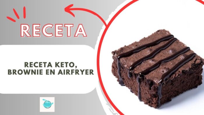 Receta fácil Keto Brownie de chocolate en Airfryer