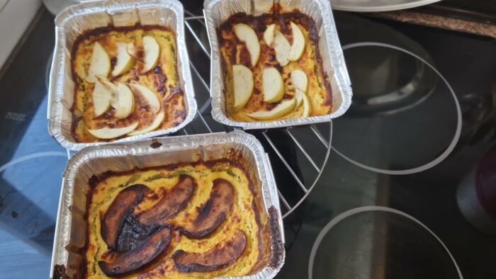 Robot Moulinex Clickchef-Tarta de manzana ligera en freidora de aire Cosori Air Fryer