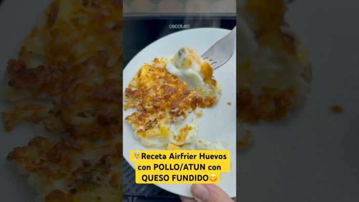 Se hizo VIRAL RecetaAIRFRIER Pollo/Atún+Queso #RecetaFácil #CocinaSaludable #desayunonutritivo #cena