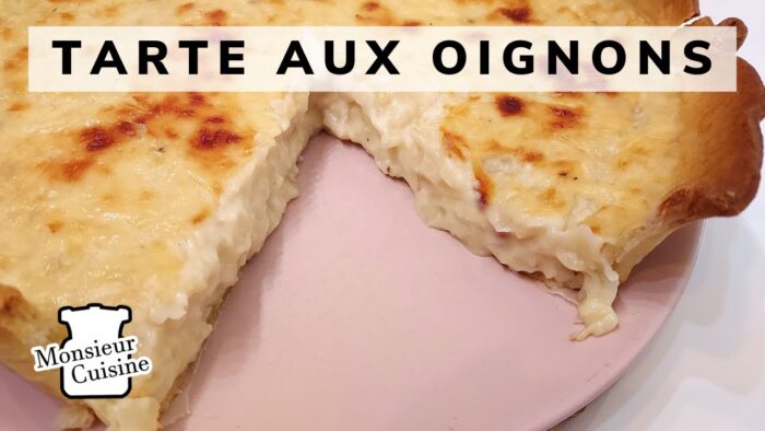 TARTE AUX OIGNONS | #monsieurcuisine OU #thermomix
