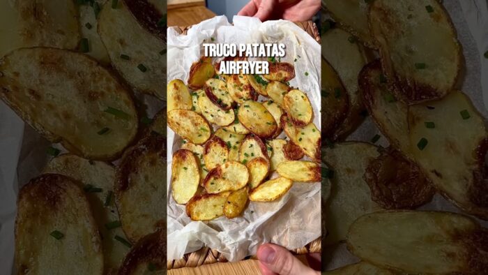 TRUCO PARA LAS PATATAS EN AIRFRYER #receta #airfryer #recetas