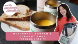 Thermomix in an office with no kitchen equipment – Butternut Squash Soup and coconut soup